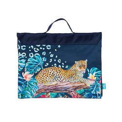 SPE-LBB-LPQ - SPENCIL LIBRARY BAG NYLON 37x28cm Leopard Queen(1)